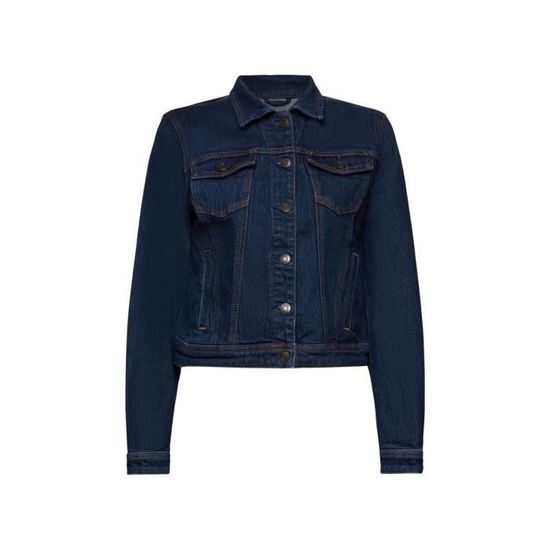 Veste en jean femme Esprit Blue dark wash Cdiscount Pret a Porter