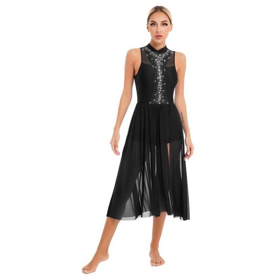 Robe De Danse Classique / Latine Pour Femme - Justaucorps Asymétrique Pour Jazz, Salsa, Rumba - Taille S à XL