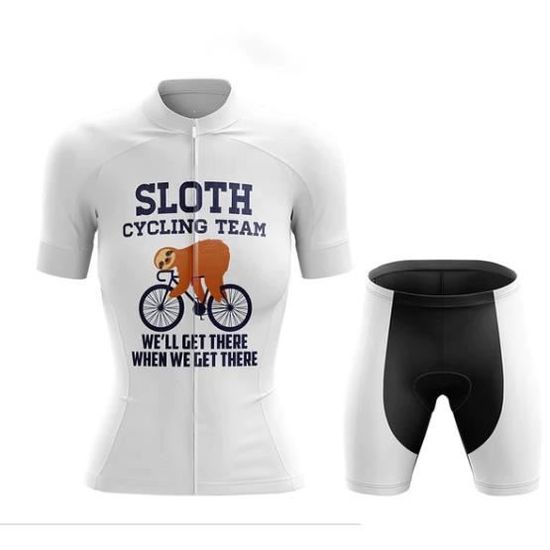 Tenue De Cyclisme Homme été - Maillot + Cuissard Avec Gel 19D - Respirant, Séchage Rapide
