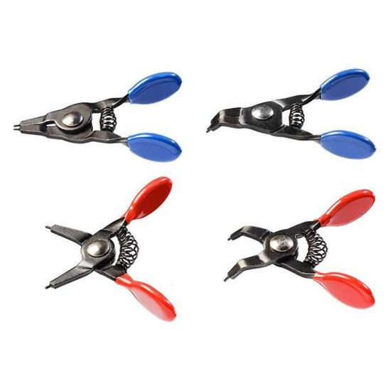 4 Pièces Mini Pinces à Circlips Internes Externes - Kit Universel Ressort Métal