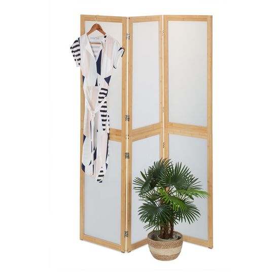 Relaxdays - Set De 7 Accessoires Salle De Bain En Plastique Blanc Et Bambou (poubelle, Brosse WC, Distributeur, Etc.) - 14