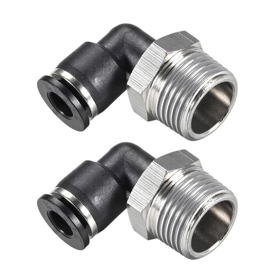 QUARKZMAN 5pcs Raccord à Encliquetage 10mm Tube OD X 1/2" NPT