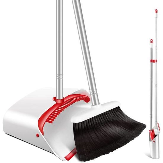 Balai Et Pelle à Poussière Yemyap - Kit Nettoyage Sol, Manche Long