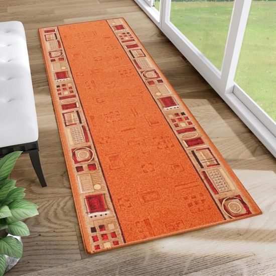 Tapis De Couloir Motif Cerf Et Forêt – 60x120 Cm, Antidérapant, Lavable En Machine, Poil Ras