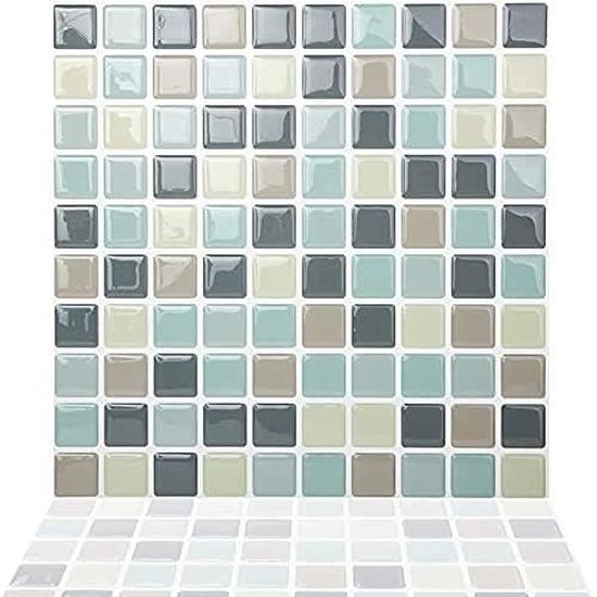 Mosaïque Verre ELIDA 50 Feuilles 12×12 – Multi Glacier – Neuf – 50 Pieds Carrés