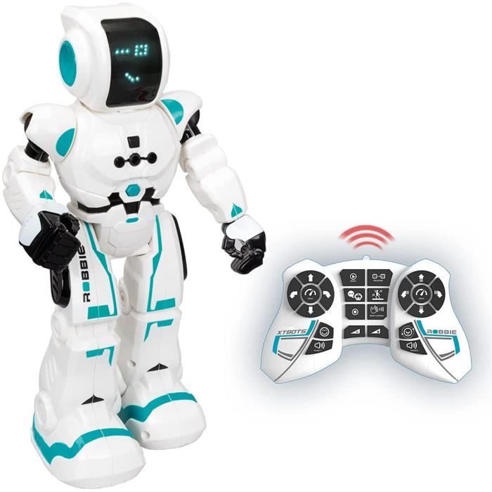 Xtrem Bots - Robbie, Jouet Robot Enfant Télécommandé Programmable
