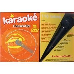 KARAOKE : L'essentiel, coffret 11 DVD + 1 micro