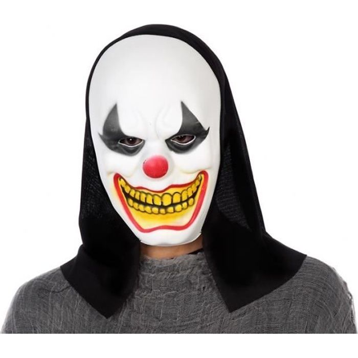 Masque Visage - Accessoire Deguisement Visage - Mas de clown tueur Halloween