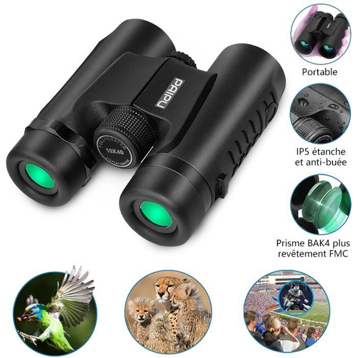 Jumelles HD,télescope adulte, télescope anti buée,Jumelles d'extérieur,télescope de trekking,jumelles de chasse,jumelles 10x40