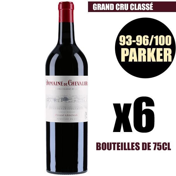 X6 Domaine de Chevalier 2016 75 cl AOC Pessac-Léognan Rouge Grand Cru Classé Vin Rouge