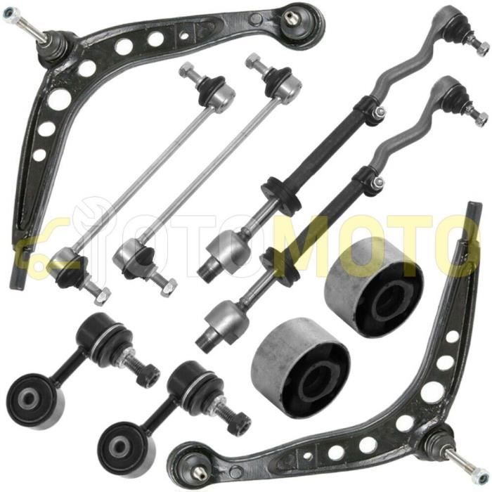 Bras de suspension avant pour BMW SERIE 3 E30 82-94 triangle, rotule, biellette 10 pièces