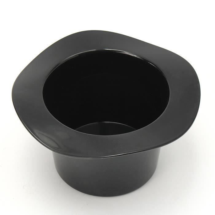 1.2L Acrylique Seau à Glace Forme Chapeau De Magie Noir Non Toxiques Pr Vin Rouge Cocktail WYK32253