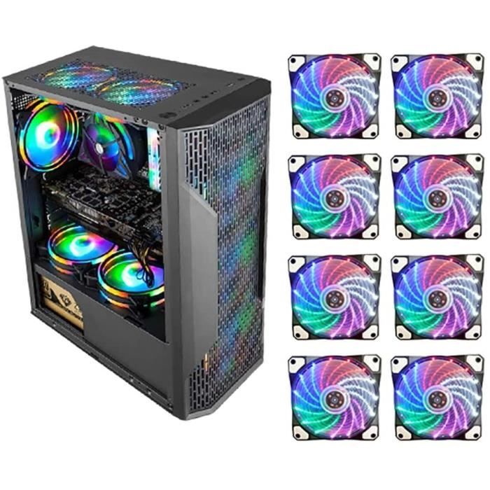 BOITIER PC PANNEAUX LATERAUX Boitier Aerocool MidTour ATX PC Gaming Computer Case Mis Agrave Jour Panneau Lateacuteral Acryli298