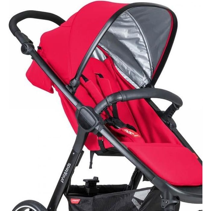 Poussette Phil and Teds Smart Buggy V3 Cherry