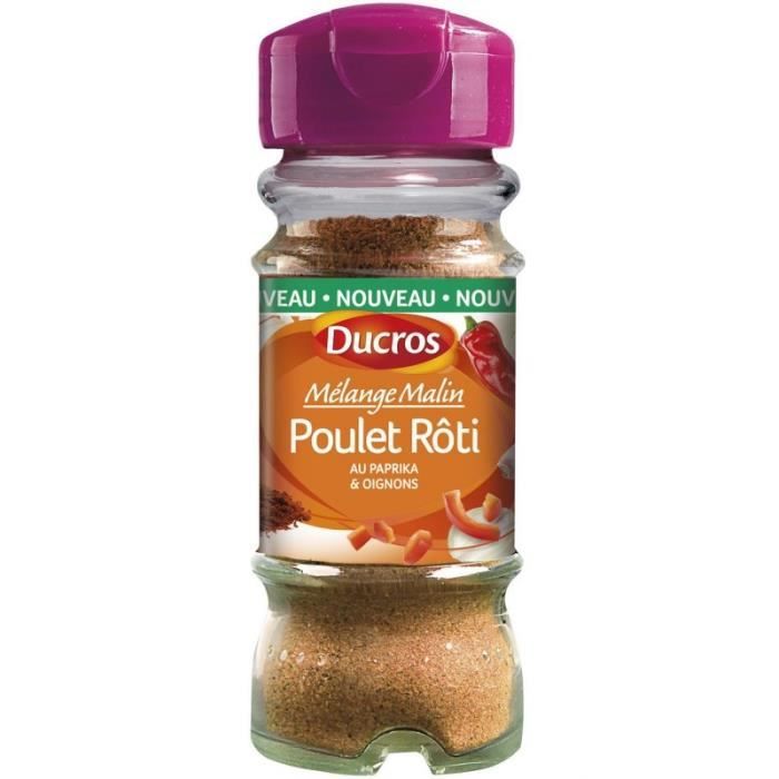 DUCROS - Poulet Roti Au Paprika Et Oignons 73G - Lot De 4