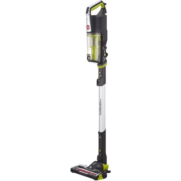 Hoover H-FREE 500 HF522NPW CITY COMPACT Aspirateur Balai sans Fil Multifonction, Vert anis et Gris