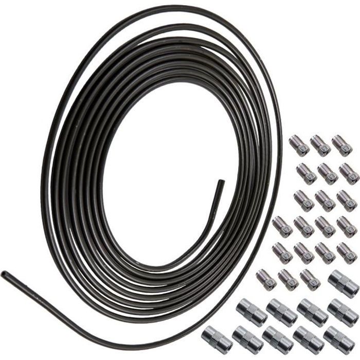 Tuyau de frein Conduite acier 5M 4.75 MM 20 raccords à vis+10 connecteur Acier