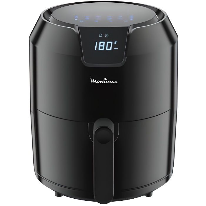 MOULINEX EZ401810 Easy Fry Deluxe Friteuse sans huile à air chaud 4,2L, Modes préréglés, Température précise, Système panier breveté