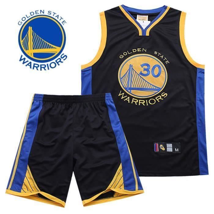 NBA Warriors Jersey Broderie Costume Uniforme de basket Basketball clothes