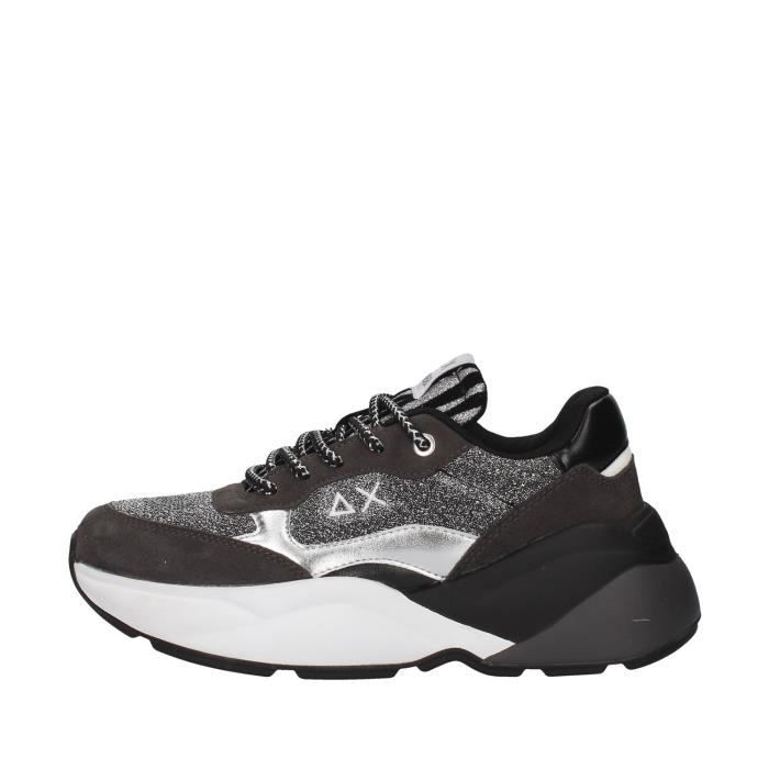 Sun68 Z40232 chaussures de tennis faible Femme GRIS