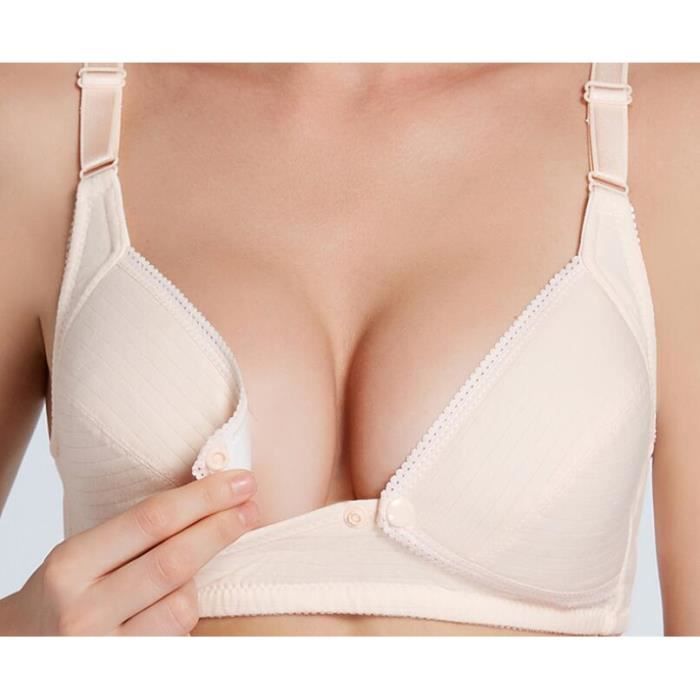 beige Soutien-gorge d'allaitement