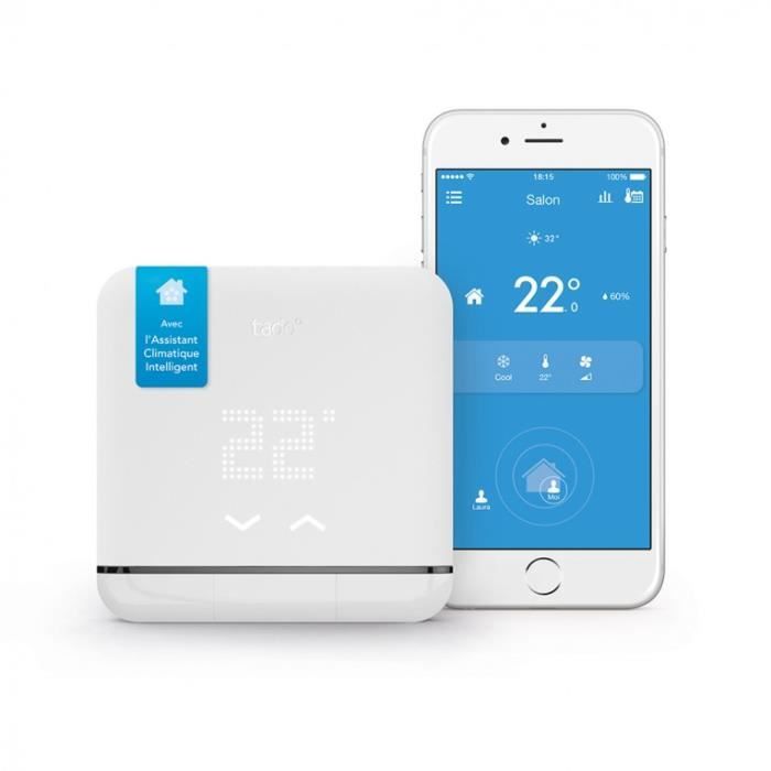 Thermostat connecté 2ème génération pour climatisation