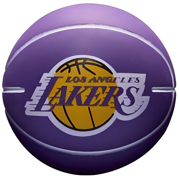 Ballon NBA Dribbler Los Angeles Lakers - violet - Taille 3