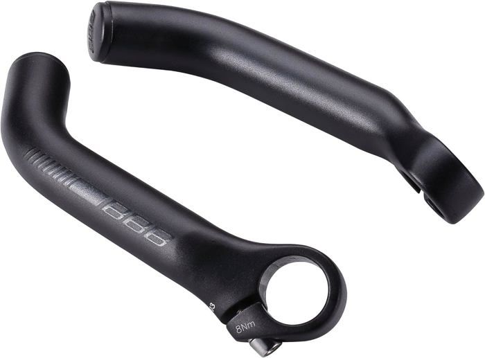 Guidon Ergonomique ErgoTec Moon Cruiser MAS - Pour VTT, Vélo, Diamètre 25,4 Mm, Hauteur 55 Mm