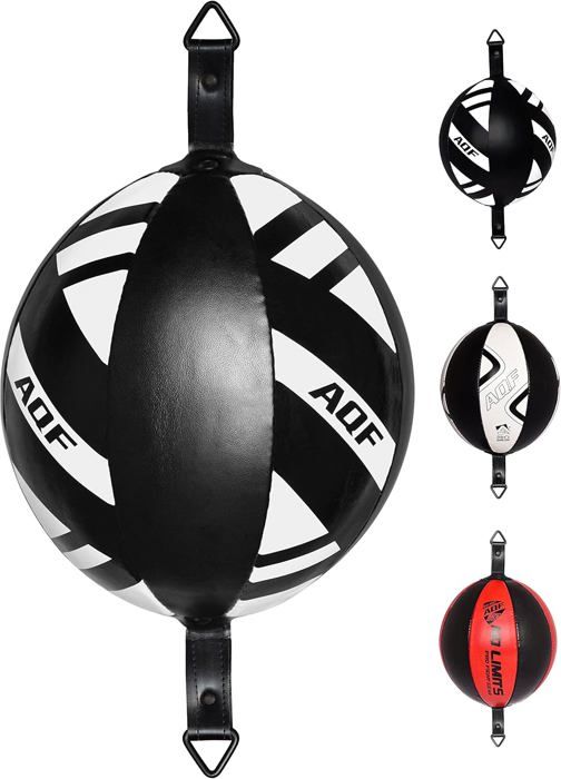 Sac De Frappe Boule De Boxe – Cuir PU, Gonflable, Flexible – Pour Entraînement De Vitesse Et Précision – Diamètre 27 Cm, Poids 350 G