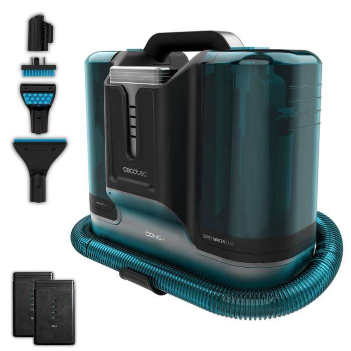 Nettoyeur de Taches - Conga - Carpet&Spot Clean Infinity - 150W - 2 Batteries - 60 min Autonomie - Cecotec