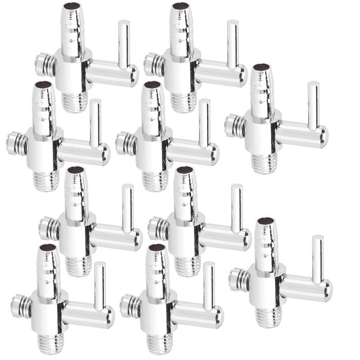 Lot De 10 Pompes à Ballon Avec 7 Aiguilles Et 1 Adaptateur – Pour Foot, Basket, Volley Et Rugby, Pratique Et Compact