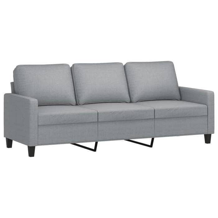 Printemps/été 2025 Canapé 3 places - JM - SOFA avec accoudoirs - Gris clair 180 cm Tissu EU3389