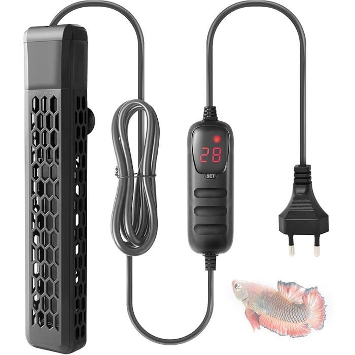 Chauffage daquarium 200W thermostat réglable tige chauffante CHAUFFAGE