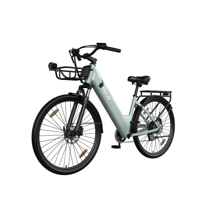 Vélo Électrique Urbain PIXAR C1 Pro 36V 18Ah Samsung Autonomie 150 km 28 Vert