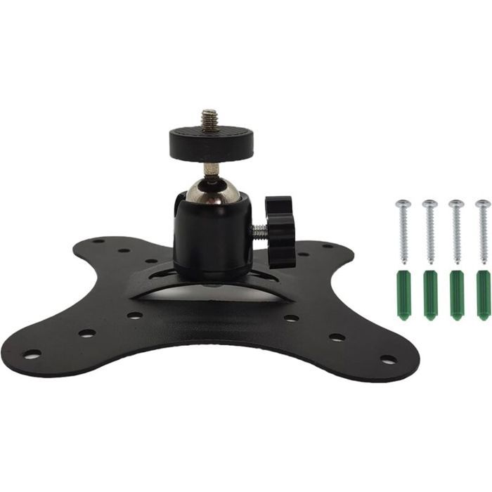 Support de projecteur à montage vertical fixation murale universelle pour projecteur de plafond ou mural vis 1/4 mini support