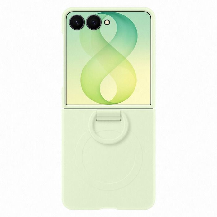 Coque magnétique en silicone avec anneau pour Samsung Galaxy Z Flip 8 - vue 2