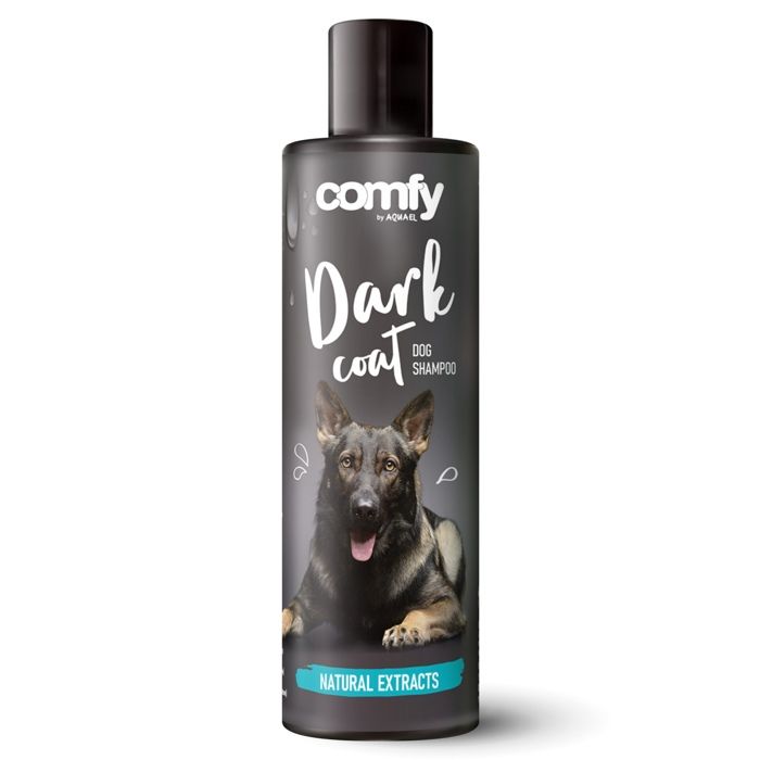 Shampoing pour chiens noirs et à poils foncés ravive la couleur 250 ml Shampoing pour chiens noirs et à poils foncés ravive la couleur 250 ml