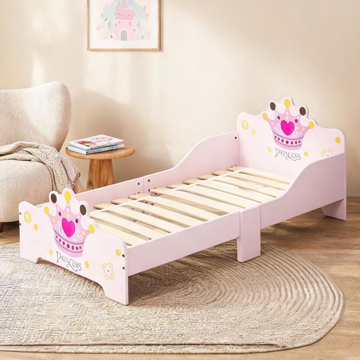 Lit Evolutif en Bois Rose 143 x 73 x 60 cm