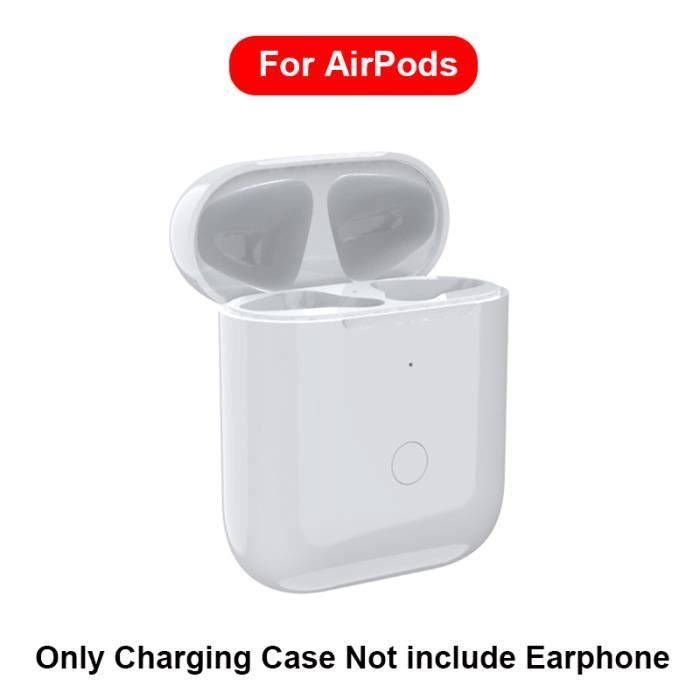 Seul étui AirPods - Boîtier De Charge Sans Fil Airpods Pro, Boîtier De Remplacement Pour Écouteurs Bluetooth,