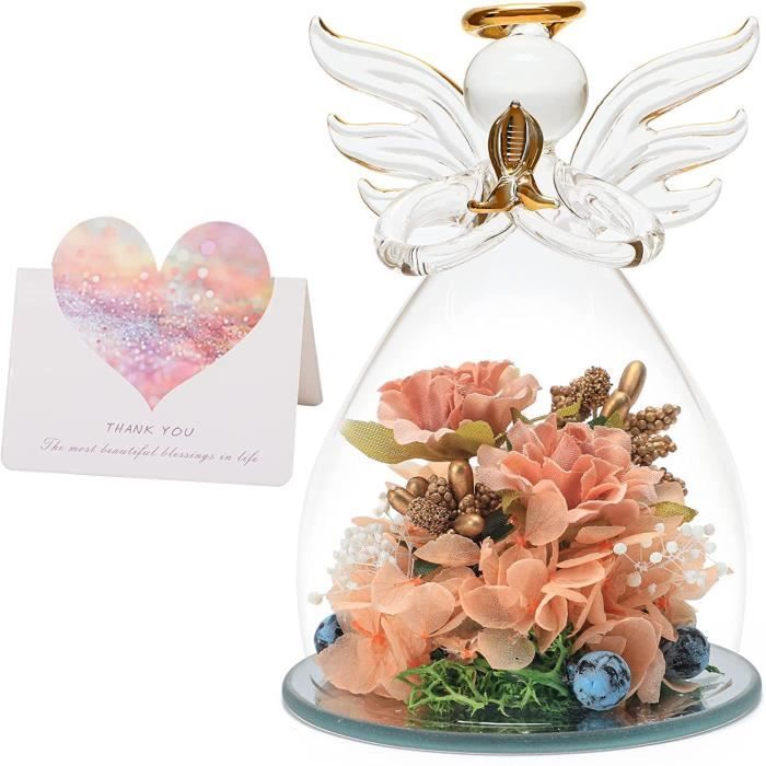 Rose Eternelle Ange Gardien Cadeau Maman Cadeau Fete Des Meres Cadeau Femme Cadeau Anniversaire