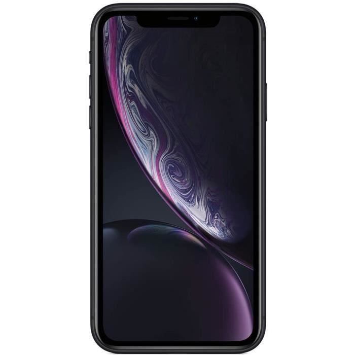 Achat T&eacute;l&eacute;phone portable iPhone XR 64 Go Noir Reconditionné - Comme Neuf pas cher