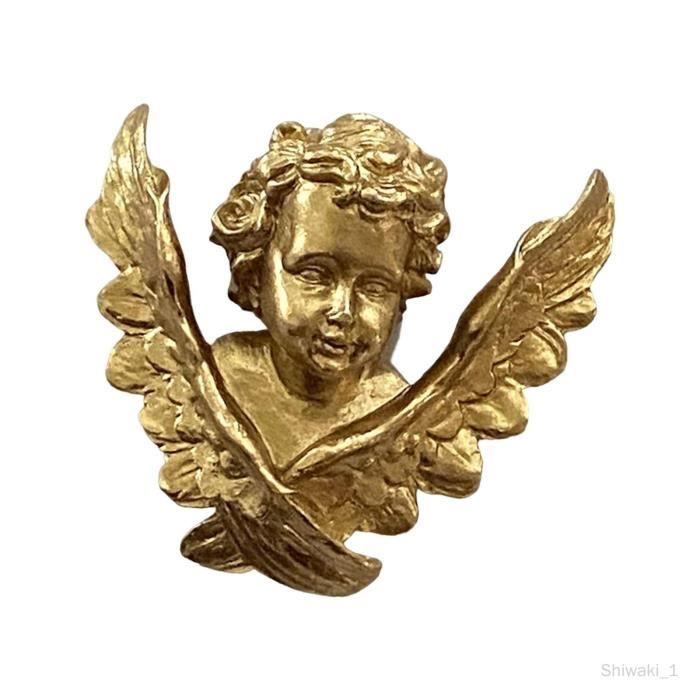 Sculpture Murale Ailes D'Ange En Plastique - Style Antique, 100cm De Haut, Décoration Mur Ou Suspension