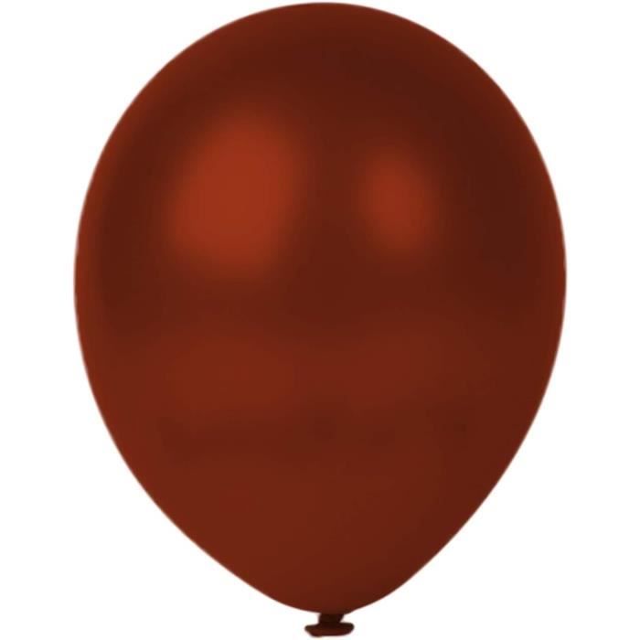 50 Ballons de baudruche fuchsia métallisé 30 cm