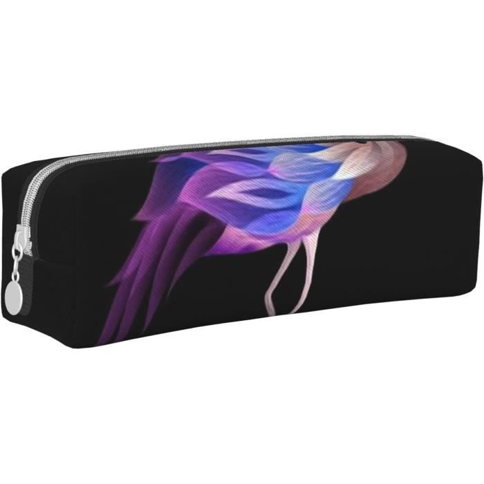 Trousse à Crayons En Cuir Avec Fermeture éclair - Pour étudiants Et