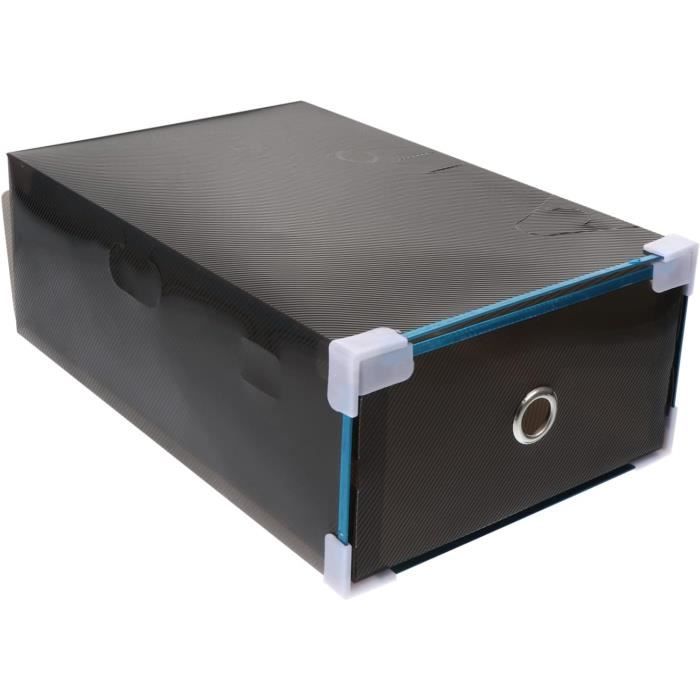 4x Pièces De Boîtes De Rangement Noires/boîtes De Rangement/paniers De