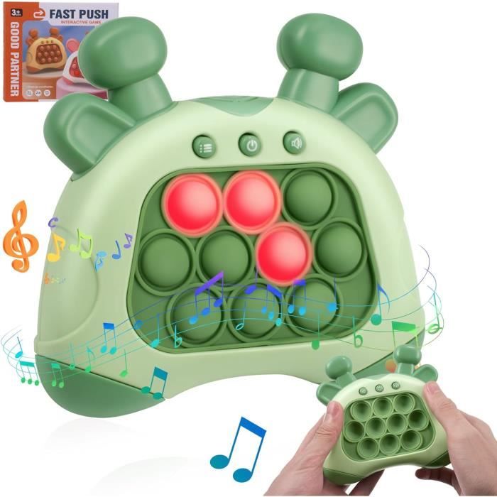 Jouet interactif de jeu de puzzle des enfants, Pop et éliminer la console  de jeu de bulles