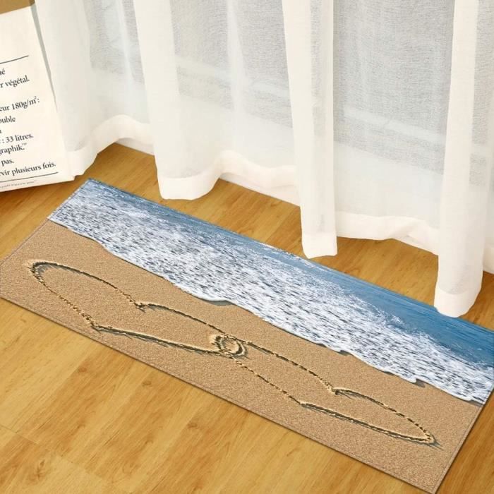 Tapis D'entrée Bienvenue Imprimé épices 3D - Antidérapant, 40x120 Cm, Pour Salon, Cuisine, Salle De Bain - 14