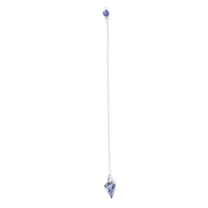 Support Pendule Cristal AHANDMAKER - Présentoir Noir Yin Yang 18 Pendentifs