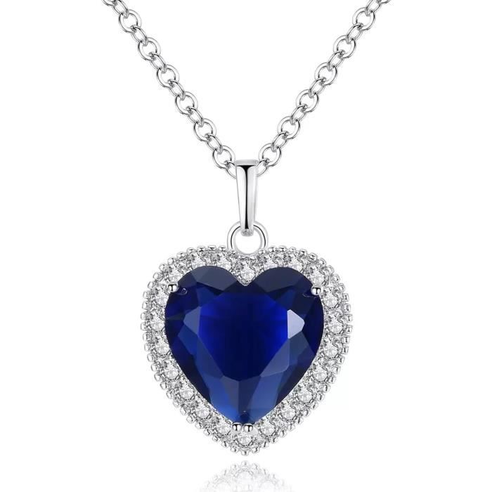 Collier Magnifique « Cœur De L’Océan » Inspiré Du Titanic - Neuf Avec étiquettes - Bijou Fantaisie élégant