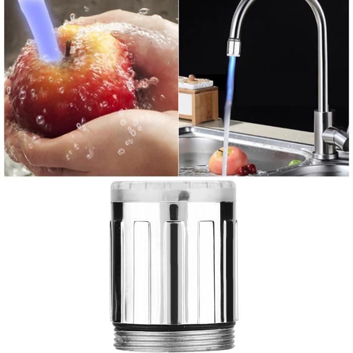 Robinet Cascade LED Avec Capteur Infrarouge - Automatique, 3 Couleurs, Température 0-80°C Pour Cuisine Et Salle De Bain